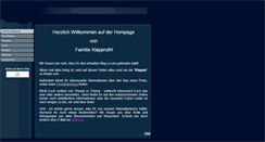 Desktop Screenshot of klappi.eu