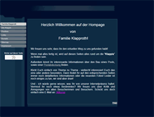 Tablet Screenshot of klappi.eu